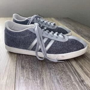 Adidas Courtset Women’s US Size 10 Heathered Gray White B74561 Sneaker Shoes
